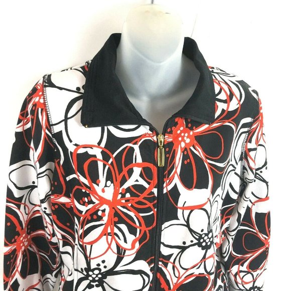 Ongue Casuals Zipper Front Jacket Blazer - Picture 4 of 8